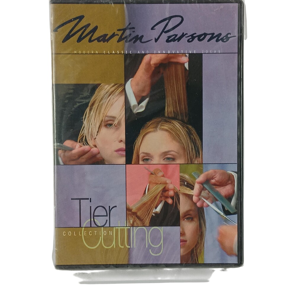 Martin Parsons Tier Cutting Collection DVD 2-Disc Hair Cutting NR Cosmetology